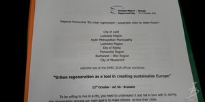 12 octombrie 2016 - Regenerarea urbană ca instrument în crearea unei Europe durabile - 7507